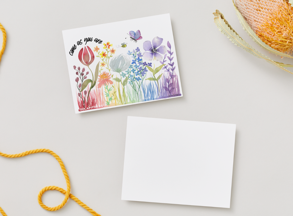 Pride Notecards 10 pack - Come as You Are