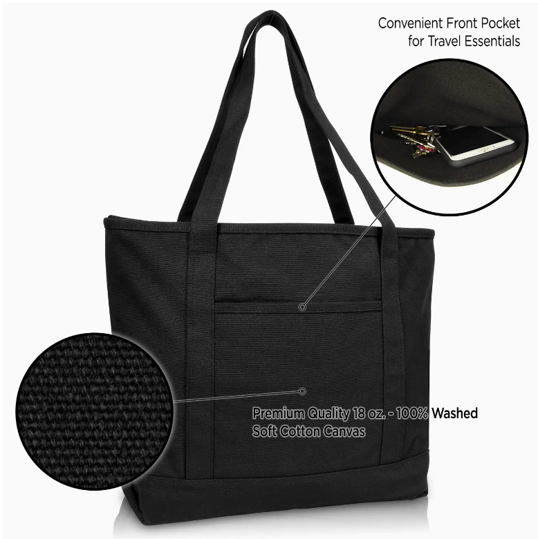 Oula Rinse Repeat Zipper Tote