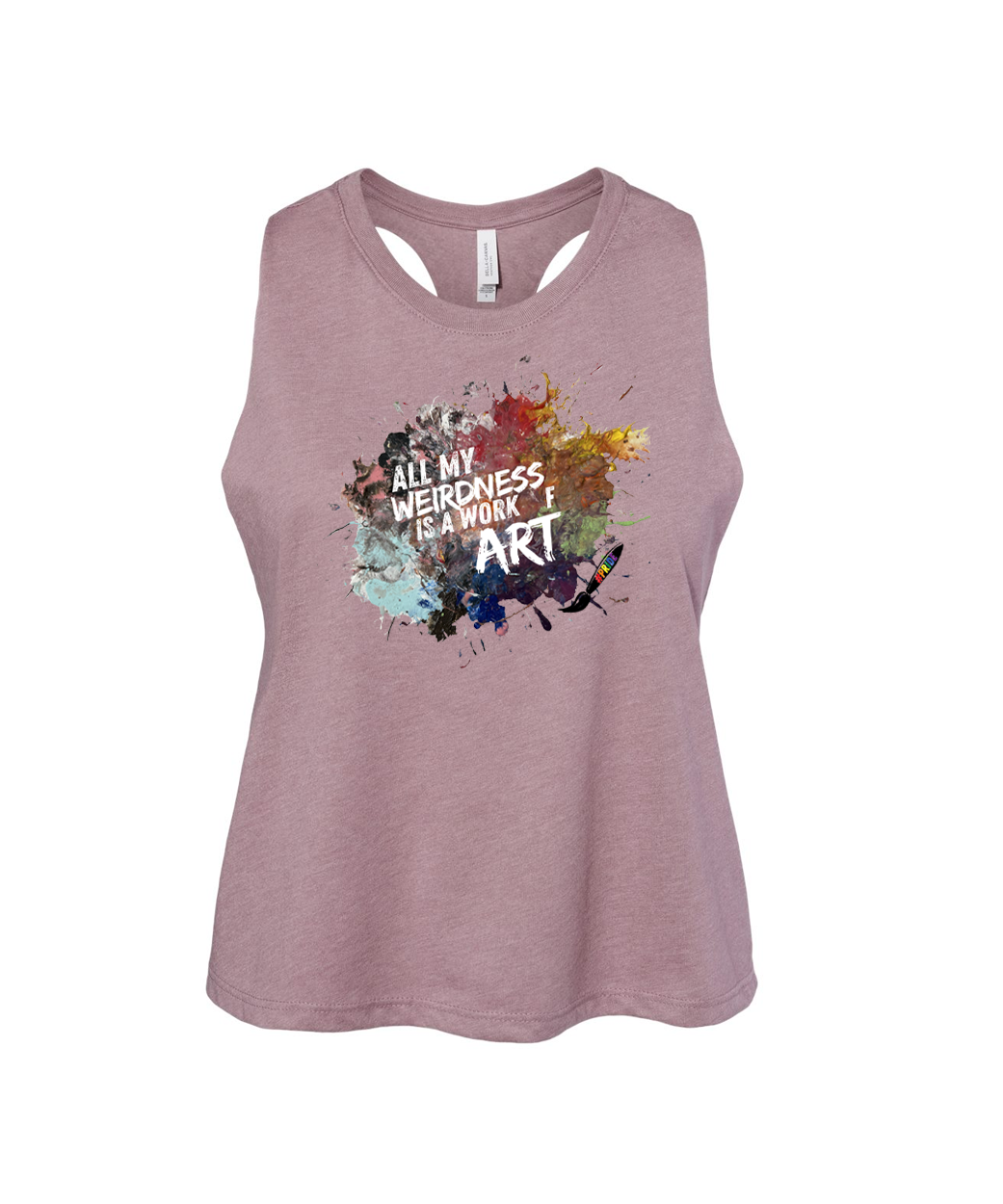 Pride Tank 2026 — "All My Weirdness is a Work of Art"