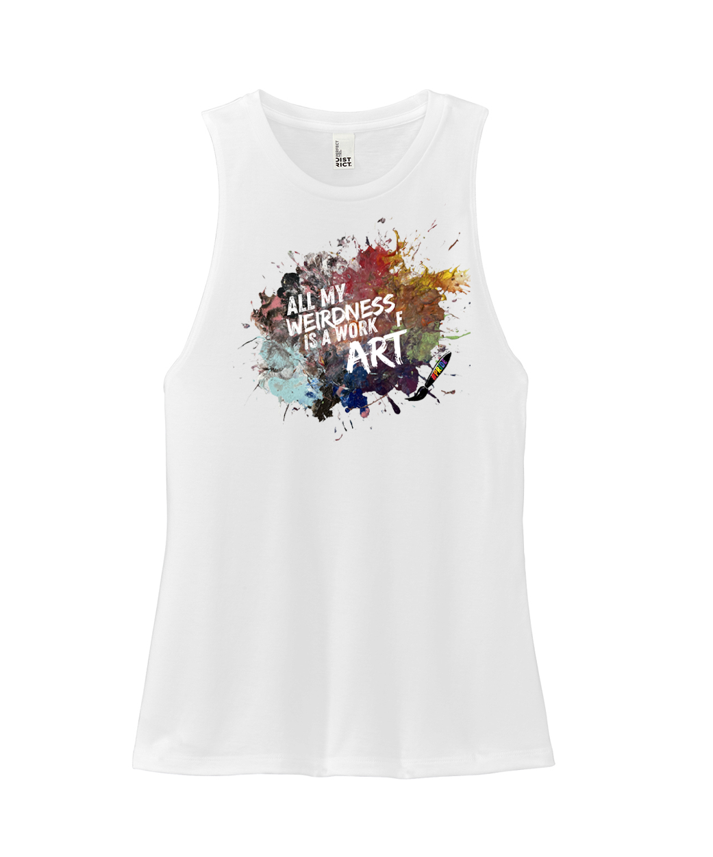 Pride Tank 2026 — "All My Weirdness is a Work of Art"