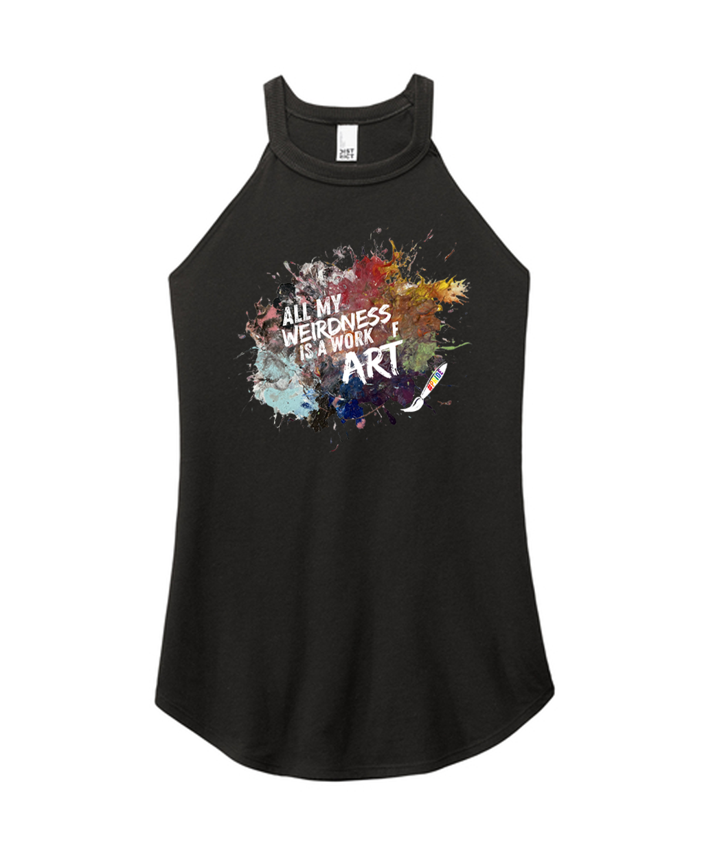 Pride Tank 2026 — "All My Weirdness is a Work of Art"