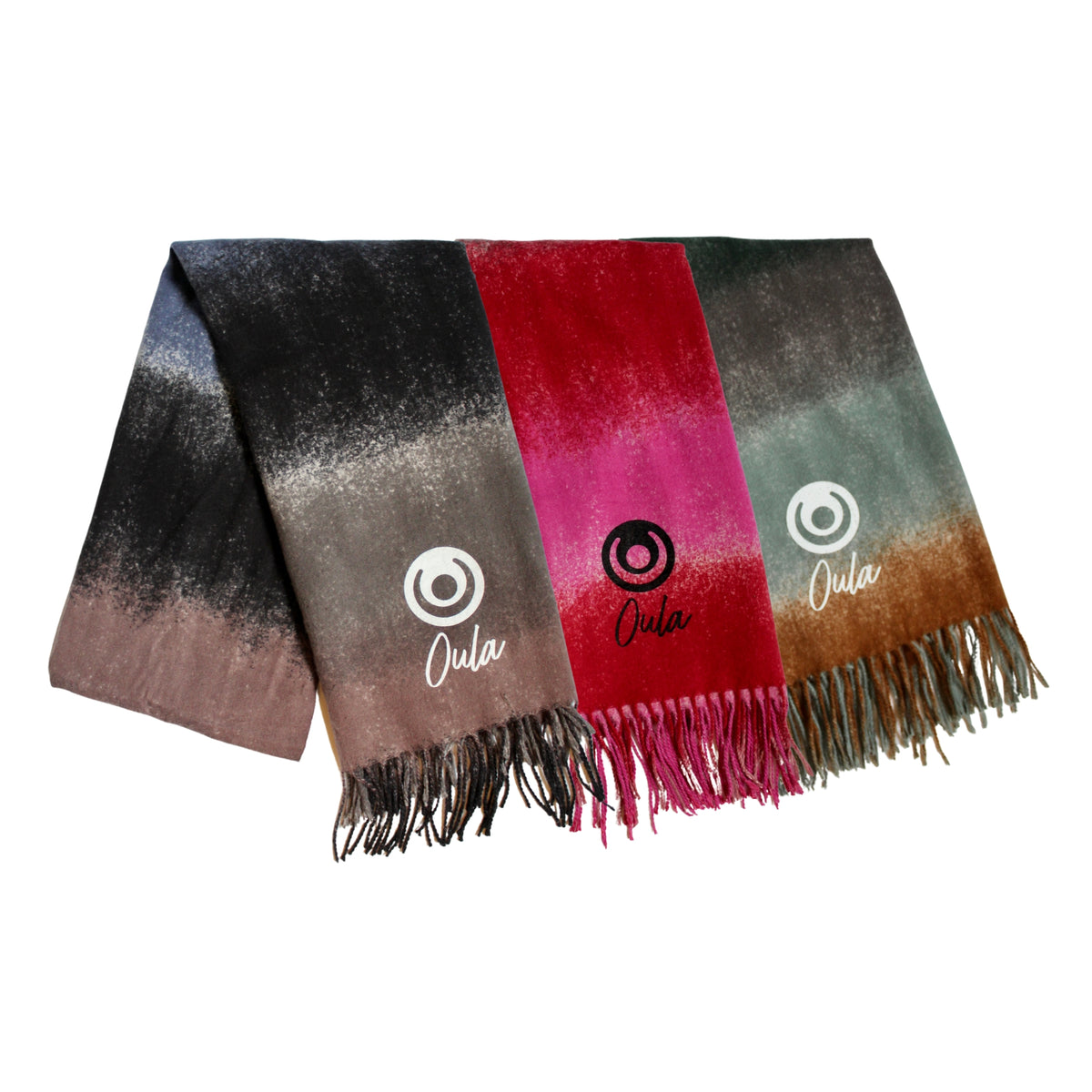 Embroidered Oula Scarf