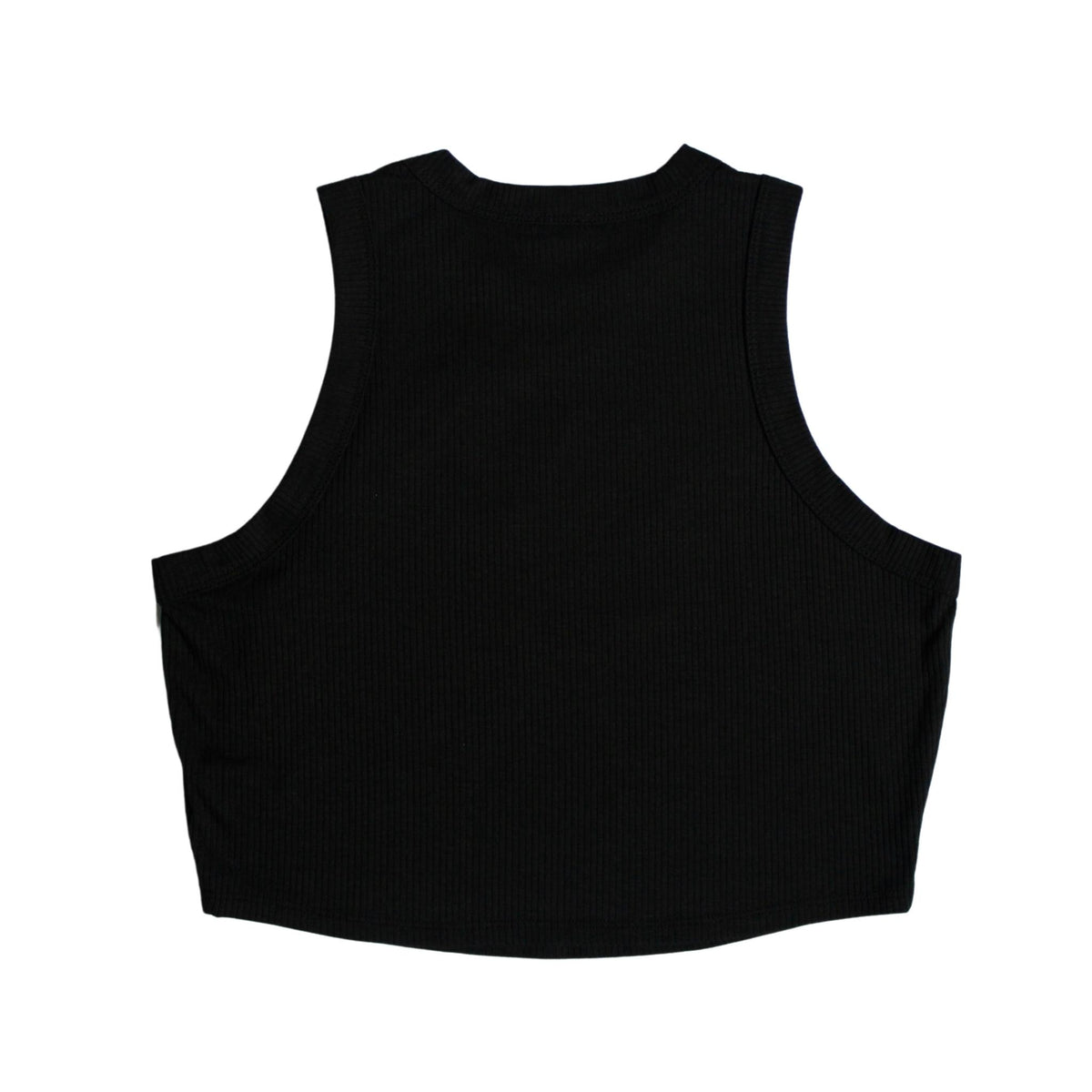 Black Cropped Oula Tank