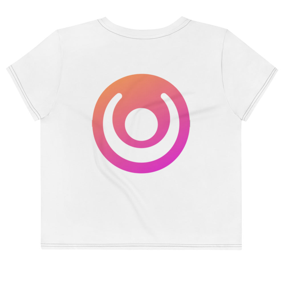 White Oula Crop Shirt